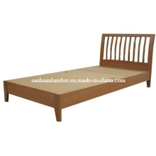 Graceful Solid Single and Double Wooden Bed
